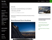 Tablet Screenshot of planhike.com